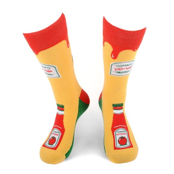 Finery Mens Wear Other - Men's Ketchup Bottle Novelty Socks